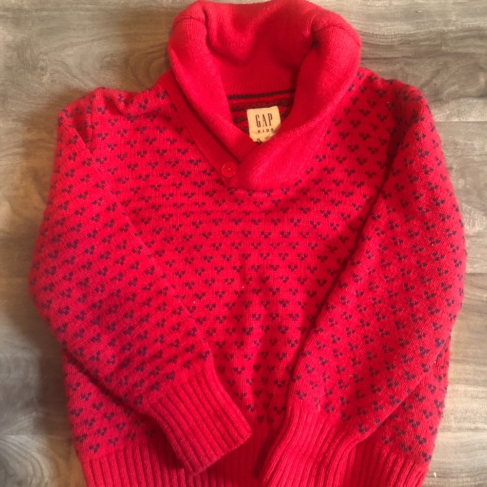 Baby Gap Holiday mock turtleneck sweater - 4T